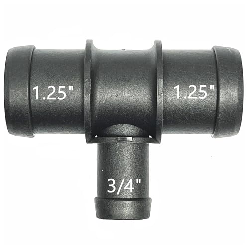1.25"-1.25"-3/4",Radiator Coolant Hose 3 Way Connector,Heater T-Joint Diverter,Water Pipe Splitter Kit for Mercedes-Benz BMW Audi Volkswagen Chevrolet Volvo Buick Ford Toyota Honda,32mm...