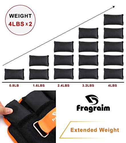 Adjustable Ankle Weights 1-3/4/5/6/8/10/12/15/20 LBS Pair with Removable Weight for Jogging, Gymnastics, Aerobics, Physical Therapy - Image 6