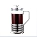 Caffettiera French Press, Macchina da caffè Francese in Acciaio Inossidabile Macchina da caffè Portatile E Set da tè, con Stantuffo E Vetro Resistente al Calore,350ML