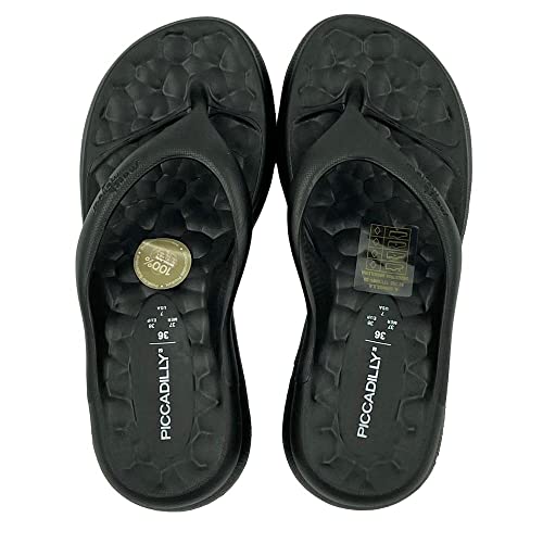 Chinelo Feminino Marshmallow Piccadilly 224003 EVA na cor Preto Tamanho:36;Cor:Preto