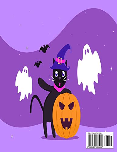 Happy Halloween, Activity Book: Great Gift Children, Coloring, Counting, Matching, Game, Soduko, Wor