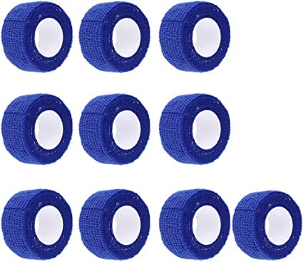 A-TAPE Cohesive Crepe Bandage, Elastic Self Adhesive Tape for Sports Injury, Strain, Knee & Wrist, Ankle Sprains & Swelling (2.5 cm X 4.5 mtr- Pack of 10) Blue (B0BRXW96CP) Amazon Price History, Amazon Price Tracker