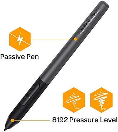 GAOMON PD1561 15.6 Inch IPS HD Screen Drawing Monitor Pen Display 8192 Pen Pressure Battery-Free Stylus and 10 Shortcut Keys