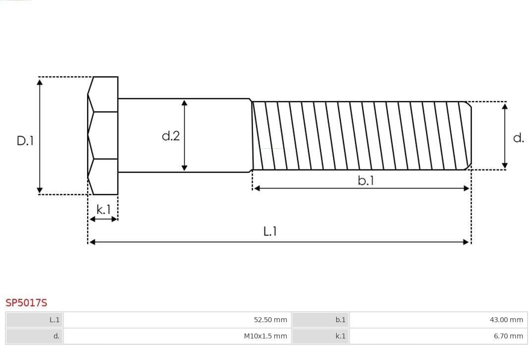 AS -PL SP5017S Starter Repair Kit