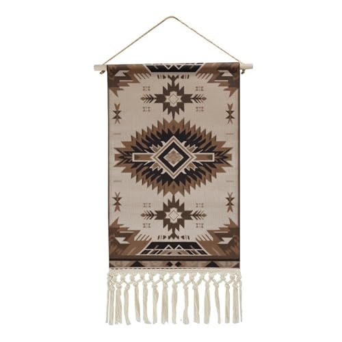 Cotton And Linen Hanging Poster with Tassel Wall Home Art Decor