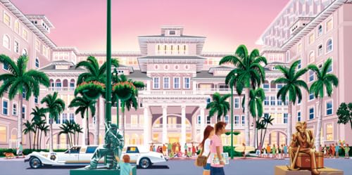 �C���X�g���[�^�[ �I�R�`�����`���n���C�C���X�g�L�����o�X ��30×����15×����1.8cm S�T�C�Y MOANA SURF �n���C�̌i�F ���]�[�g�C�� ��������I�t�B�X�ɂ��̂܂܏���� �L�����o�X�v�����g ���݂̂���ؐ��g