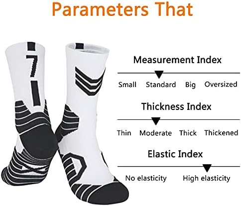 BERYCH Mens Sports Socks, 2 Pairs Cotton Star Basketball Socks for Aldult, Breathable Medium Socks, Sweat-absorbent, Anti-friction, High Elastic Socks For Sports Loversthe Lakers No.24 & Nets No.7