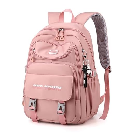 JMSUN Mochila escolar de moda feminina à prova d'água mochilas para notebook com padrão colorido e bolsa antifurto de viagem de grande capacidade