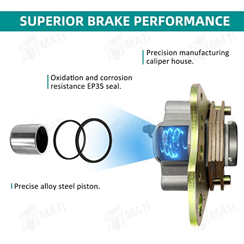 Front Left&Right Brake Caliper Assembly For Polaris Atv Sportsman 335 400 500 600 700 Sportsman 500 6X6 Magnum 330 500 Magnum 325 2X4 4X4 Xplorer 400 Xpedition 425 1910681 1910682 #TOP3