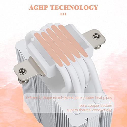 Thermalright Assassin King 120 SE White ARGB CPU Air Cooler, 5 Heatpipes - Image 2