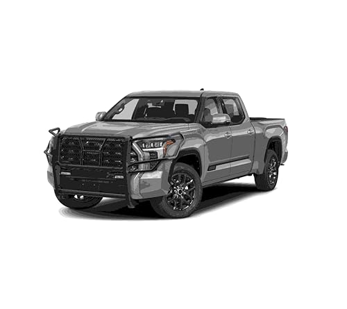 Image of Black Horse Rugged Heavy Duty Grille Brush Bumper Guard Modular Black Compatible with 2022-2024 Toyota Tundra-RU-TOTU22-B