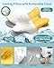 Cervical Neck Pillow for Pain Relief, Ergonomic Side Sleeper Pillow for Sleeping, Orthopedic Contour Memory Foam Bed Rest Pillows for Sleeping, Cooling Cervical Pillow for Back Stomach Sleepers