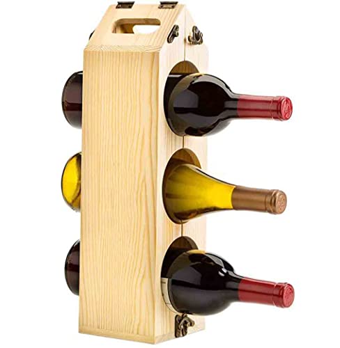 Soporte de Madera para Botellas de Vino 6 Botellas miniatura 1