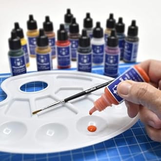 Micro-Mark Basic Color Model Paint Set - Versatile Paint Set for Models, Miniatures, and Crafts