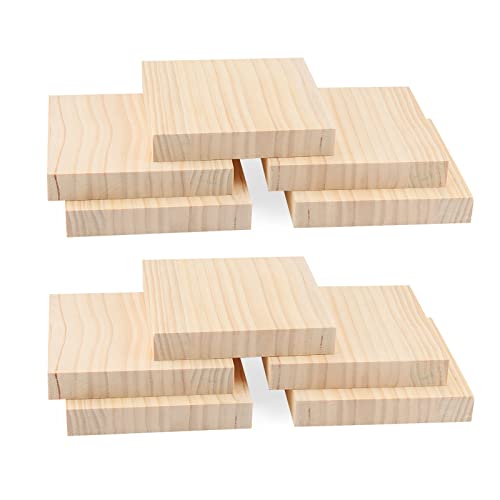 LEXININ 6x6x1 Inch Wood Carving Blocks