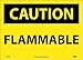 C491PB - 25.4 x 35.56 cm (10 x 14) - Hazardous Material Caution Signs, National Marker - Each