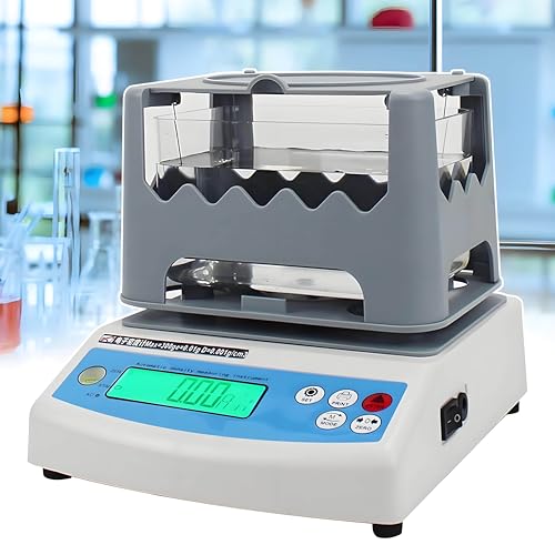 GUTYGIO Solid Densimeter Density Meter,Automatic Gold Purity Tester for Precious Metals,Quick 10s Measurement,0.01g Precision,300/600g Capacity,Accurate Gold Testing Kit 600A