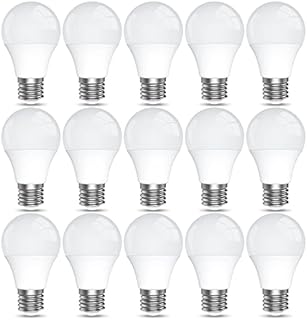 STANBOW E27 LED Light Bulb, 9W 800lm Edison Screw in Light Bulbs 60w 40w Equivalent, 3000K Warm White No Noise, GLS Energy Saving Lightbulbs, Non-dimmable, Pack of 5