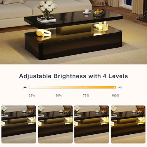 MXV Modern LED Coffee Table