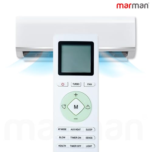 Image of marman Compatible with Lloyd AC Remote Control Original Suitable for 1 | 1.5 | 2 ton Split or Window Air Conditioner Model 233 - Match Exactly to Replicate Genuine Remote Control