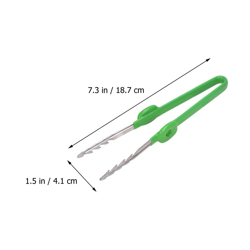Pince de jardin 18,7 cm Pince à plantes précise pour le jardinage, l'entretien des plantes succulentes et bonsaï Outil multifonction pour enlever les mauvaises herbes et la manipulation des