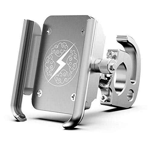 Aileap Support de téléphone pour Guidon de vélo et Moto en Aluminium réglable à 360 ° Compatible avec Les téléphones Portables de 4 à 17 cm, iPhone, Samsung, Huawei, Xiaomi, Blackberry Cover