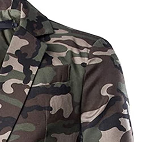 JEsilunmaMY Mens Slim Military Camo Suit Jacket Long Sleeve Notch Lapel Camouflage Blazer Outdoor Prom Casual Sport Coat4