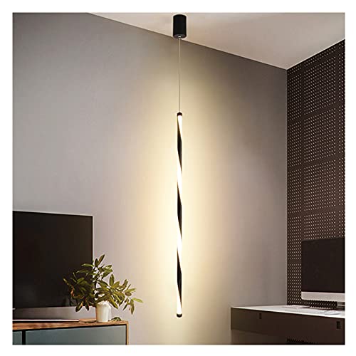 Luces colgantes LED tira larga blanca para dormitorio y pasillo LWX