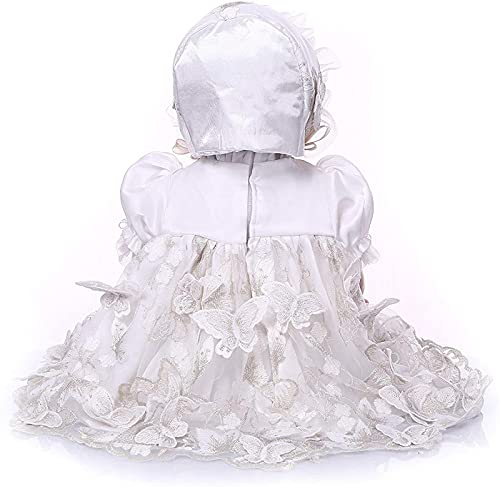 MWKL Volles Silikon Vinyl Reborn Baby Puppe 50cm 20 Zoll Waschbar Neugeborenes Kleinkind Mädchen Puppe Prinzessin Kleid… – Bild 8