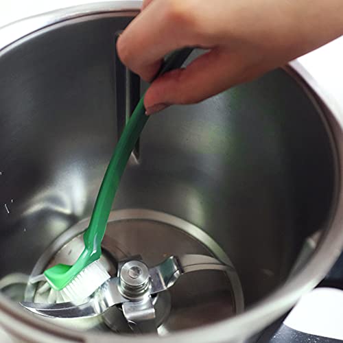 Reinigingsborstel mengpot spoelborstel voor Thermomix TM6-TM5-TM31 -TM21 - voor MCC kookmachine, set van 3 nylon borstels, messenborstel/kopjesborstel/keukenborstel, 19 cm lang handvat, reinigingsaccessoires - Afbeelding 6