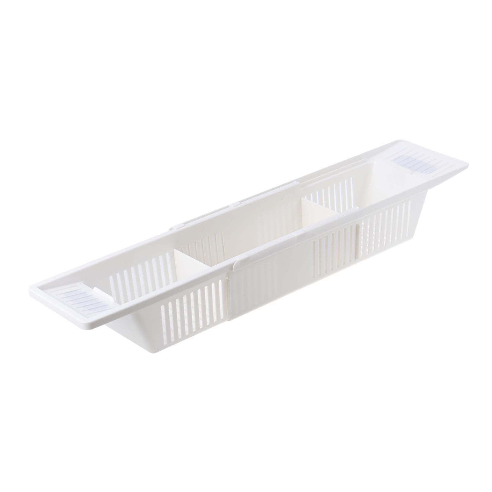 Support de bain rétractable antidérapant et panier de rangement jouets