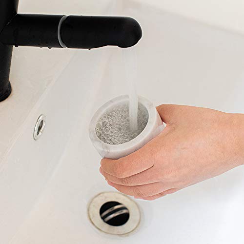 Jimei Natural Marble Spa Collection Tumbler Toothbrush Holder Makeup Brush Holder Bathroom Countertop Organizer #TOP2