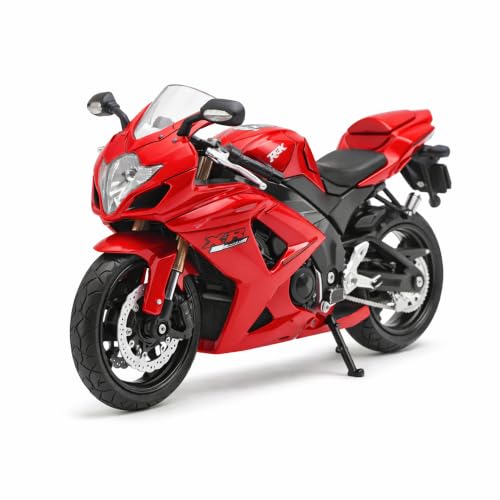 Image of Wizplex MSZ Suzuki GSX-R1000 1:18 Scale Officially Licensed Die Cast Metal Bike - Superbike Model with Steerable Wheel, Rear Suspension & Kickstand, Collectible Showpiece for Kids 6+ & Enthusiasts