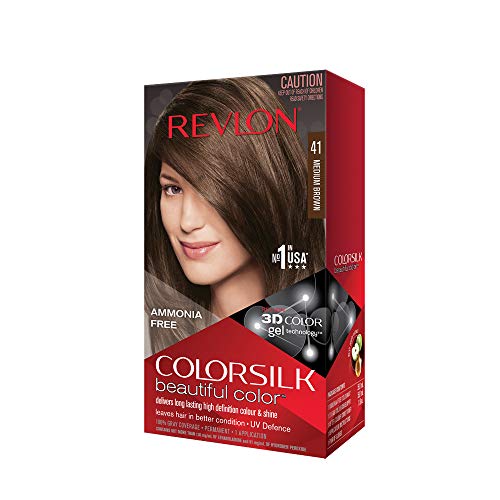 Revlon ColorSilk Haircolor, Medium Brown (Pack of 3)