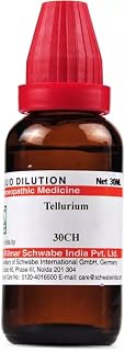 Willmar Schwabe India Homeopathic Tellurium 30 CH (30ml) - by Pharmazenix