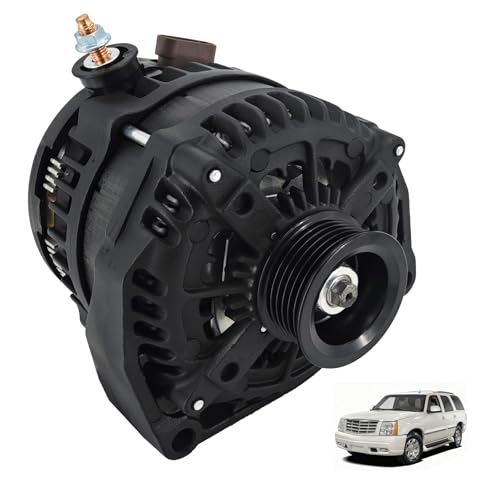 MAIXIUNIAN 15768830 High Output 12V 300AMP Alternator Compatible with Cadillac Escalade, Chevy Suburban Tahoe, Rainier Ascender, Hummer H2, Saab 9-7X 2000-2006 18000002