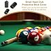 WOHPNLE 10Pcs Pool Tip Cover, Rubber Pool Cue Protector Lightweight Billiard Cue Tip Protector Billiard Cue Tip Cover Portable Billiard Pool Cue Tip Protector for 12.5-13 Mm Tips(10mm)
