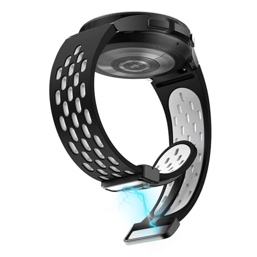 Correa de silicona de 20 mm compatible con relojes inteligentes de 40 mm 44 mm 45 mm Classic 4