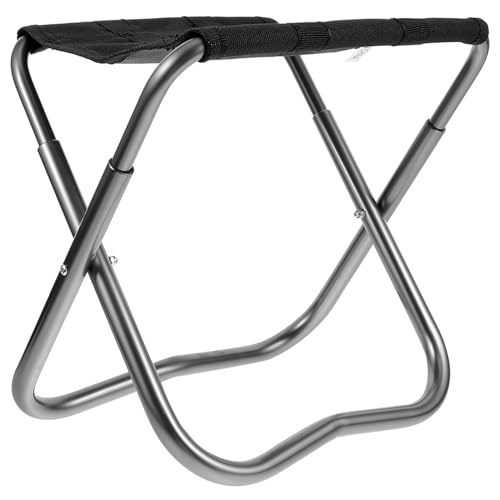 FOYTOKI Portable Folding Stool for Adults Lightweight Collapsible Camping Chair Space Saving Design for Fishing Travel Picnics and Outdoor Events Easy to Carry