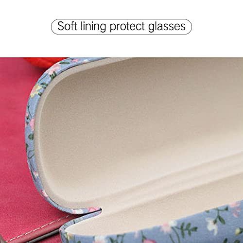 PERFECTSIGHT Hard Shell Eyeglasses Case, Kawaii Protective Glasses Case for Kids, Cute Eyeglass Case for Women Men Girls