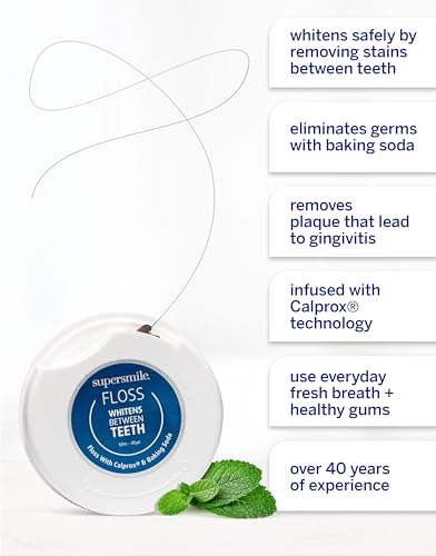 Supersmile Professional Whitening Dental Floss, 1 Count (Pack of 1)