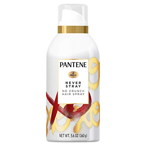 Pantene Sulfate Free Never Stray No Crunch Hair Spray with Bamboo & Silk for Shiny Hair - 5.6 oz, pack of 1