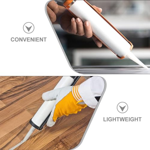 Uonlytech 10 tubos de calafateo reutilizables blancos miniatura 7