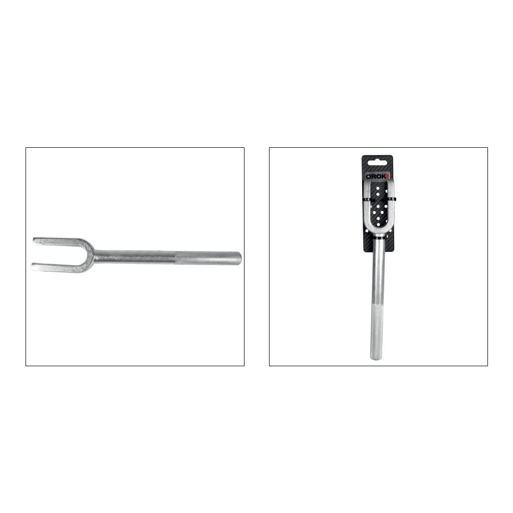 OROK - Chasse rotules à Frapper - Longueur: 300 mm pour Largeur de Griffe intérieure: 26 mm - pour Un démontage Rapide des rotules de Direction et de Suspension - Pratique - Matière: Acier