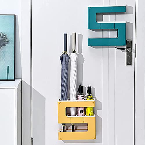 Creatief Paraplu Opbergrek Standhouder Opslag Creatief Nummer 2,5 Huishoudelijke Gratis Punch Wandmontage Digitale Vier… - Image 4