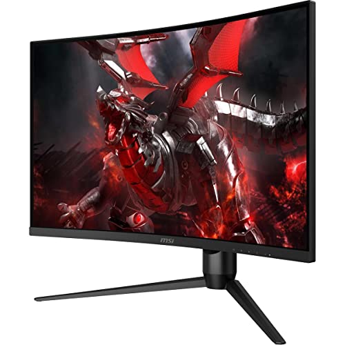 Image of msi MAG27C6F 27-inch 1920 x 1080 (FHD), Rapid VA, Gaming Monitor 180Hz, Adaptive Sync, 0.5ms, HDMI, Display-Port, VESA Mountable, Tilt