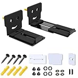 Suixing Adjustable Soundbar Mount, Universal Sound Bar Wall Brackets Works with Most Sound bar Mounts, Length Adjustable 3.4''-5.2'', Removable and Lockable Mounting Bracket