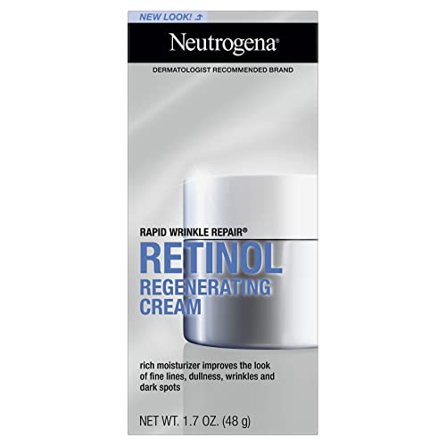 Neutrogena Rapid Wrinkle Repair Retinol Face Moisturizer, Daily Anti-Aging Face Cream With Retinol & Hyaluronic Acid To Fight Fine Lines, Wrinkles, & Dark Spots, 1.7 Oz #TOP1