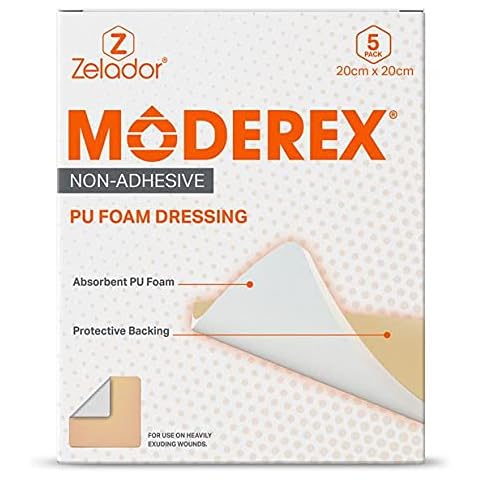 Moderex Non Adhesive Foam Dressing for Wounds Cover