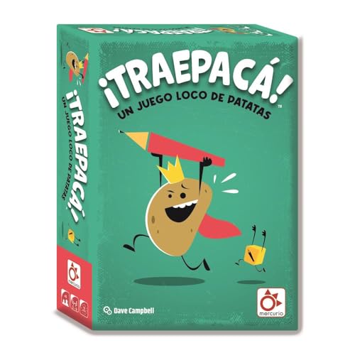 Mercurio - ¡TRAEPACÁ! | | Juego Competitivo y Divertido | Cuenta Patatas Antes de Que te Roben el Lápiz | Compacto y Fácil de Transportar | para Todas Las Edades